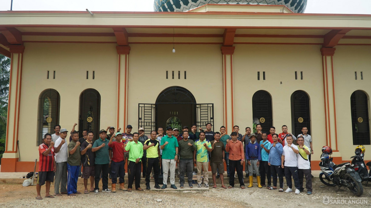 13 Februari 2026&nbsp;Gotong Royong Bersama Masyarakat di Masjid Jami Alkautsar Kelurahan Gunung Kembang Sarolangun