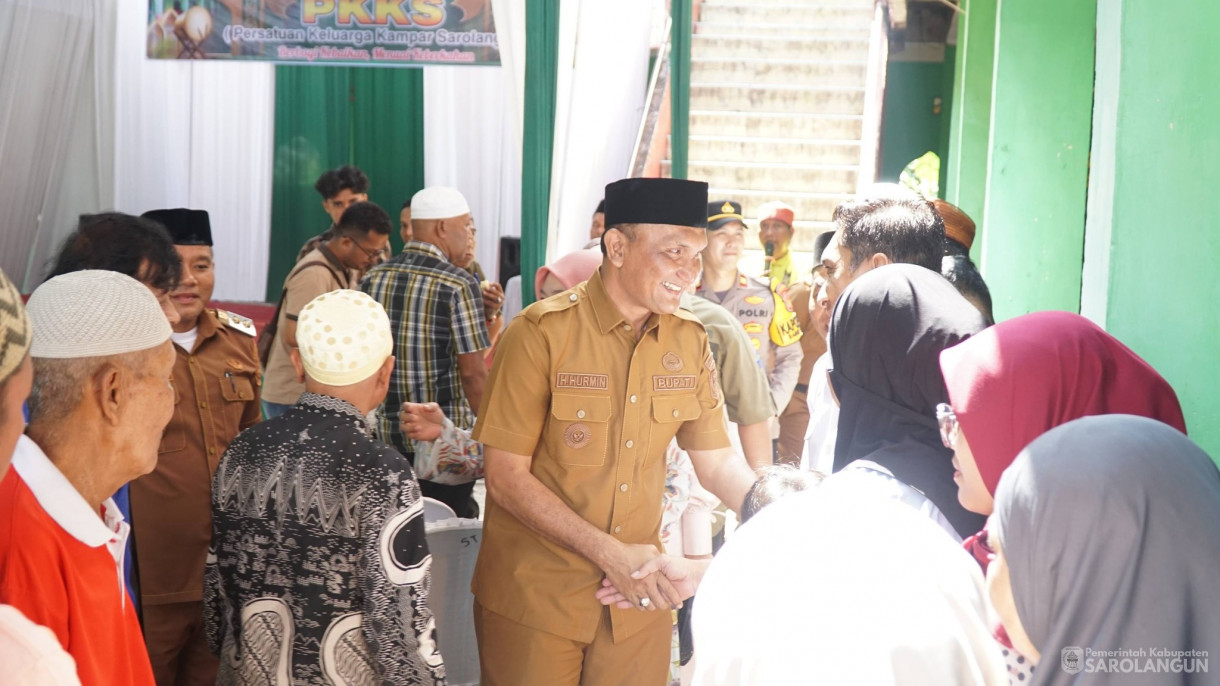 10 Februari 2026 Berbagi Sembako Ramadhan oleh Persatuan Keluarga Besar Kampar Sarolangun bertempat di Madrasah Al Mukarramah Sarolangun