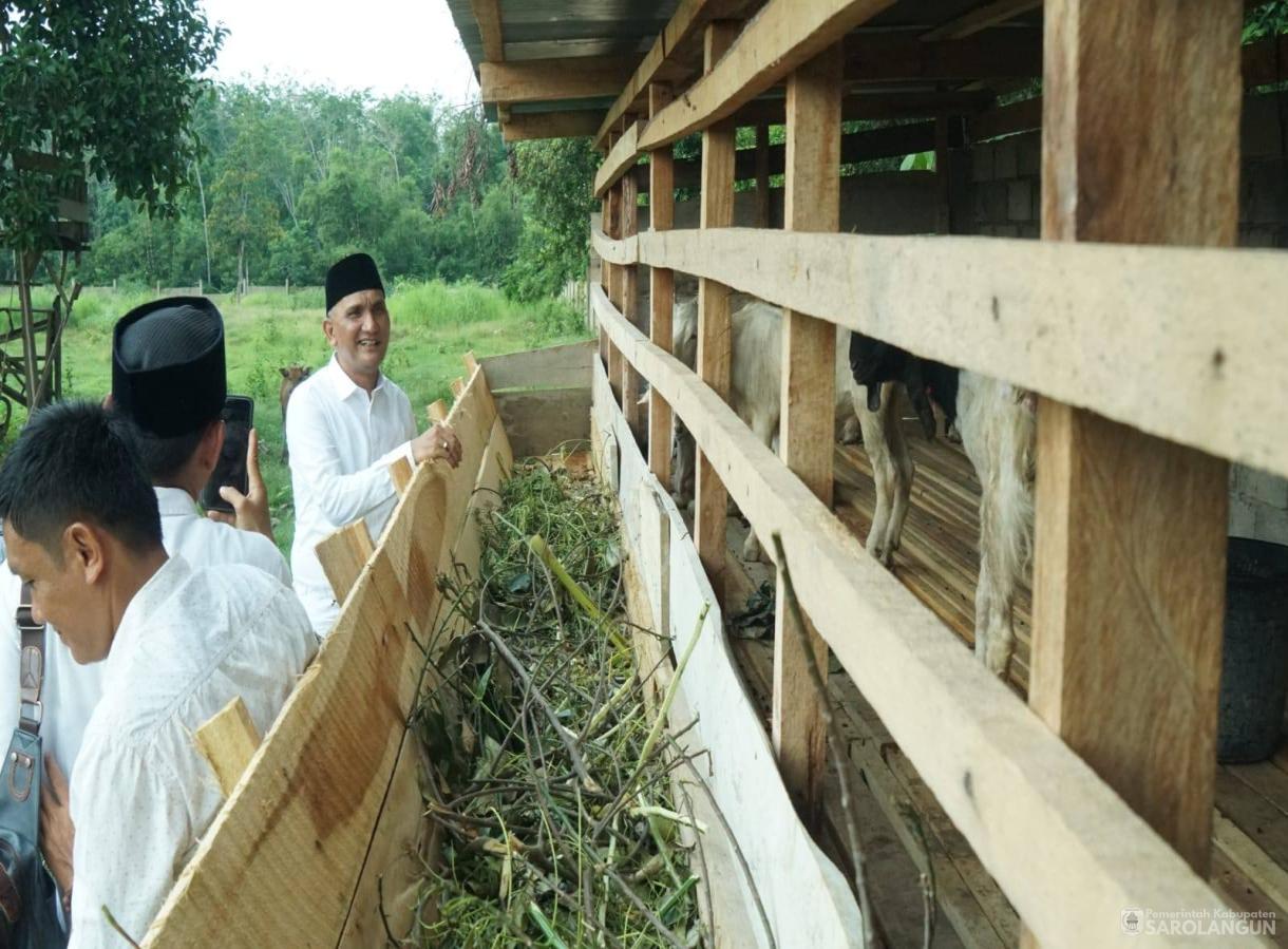 20 Mei 2026 Bupati Sarolangun membuka acara Pelatihan Ternak Kambing bersama BAZNAS Kabupaten Sarolangun yang dilaksanakan di Pondok Pesantren HASNI Kel. Aur Gading, Kec. Sarolangun