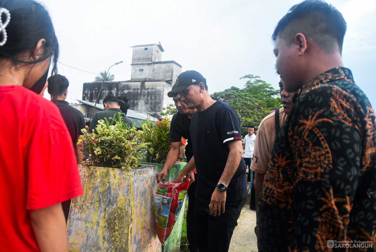 7 April 2025 - Meninjau Persiapan Balumbo Biduk Dan Gotong Royong Membersihkan Sampah di Sekitaran Tepian Cik Minah Sarolangun&nbsp;