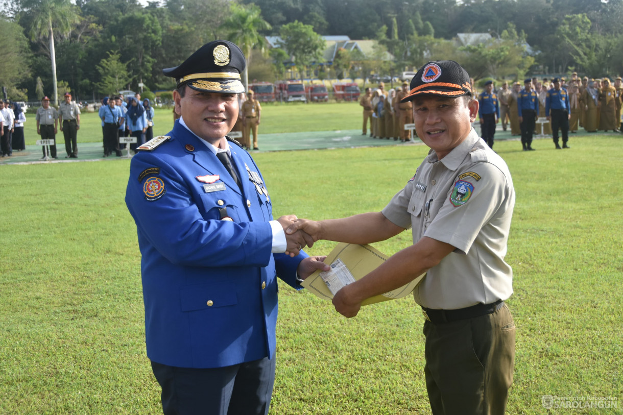 4 Maret 2024 - Upacara Peringatan HUT Pemadam Kebakaran dan Penyelamatan Ke 105 Di Lapangan Gunung Kembang Sarolangun