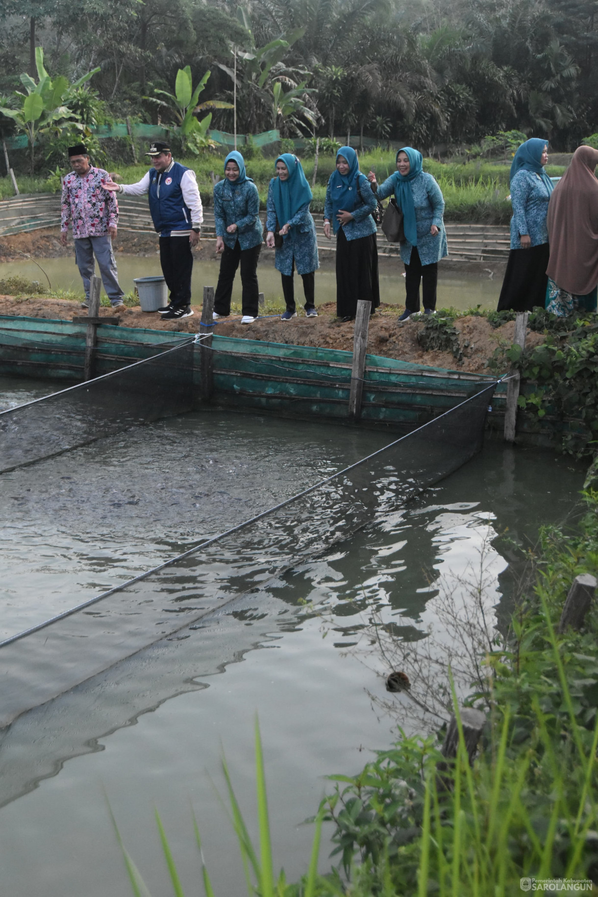 27 April 2024 - Monitoring Penerima Bantuan Dana Fiskal Untuk Ternak Ikan Di Desa Bukit Talang Mas Kecamatan Singkut