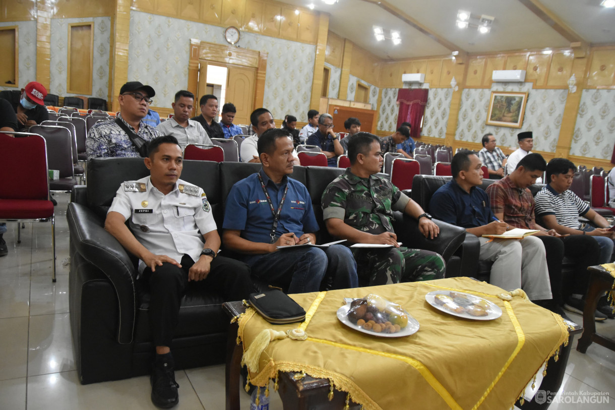 20 Desember 2023 - Rapat Koordinasi CSR Di Ruang Aula Utama Kantor Bupati Sarolangun