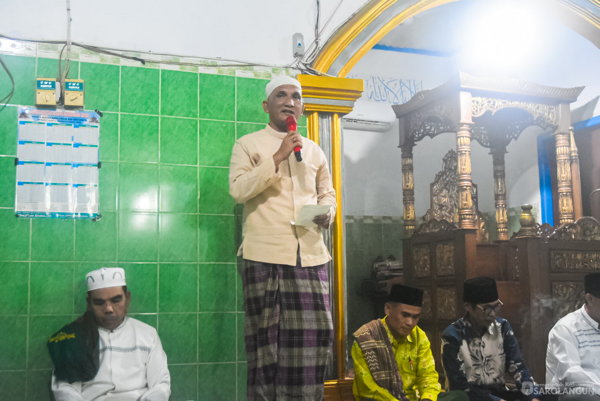 13 Maret 2025 -&nbsp;Safari Ramadhan Bertempat di Masjid Al Abrar Renah Tanjung Desa Lubuk Resam Hilir Kecamatan Cermin Nan Gedang