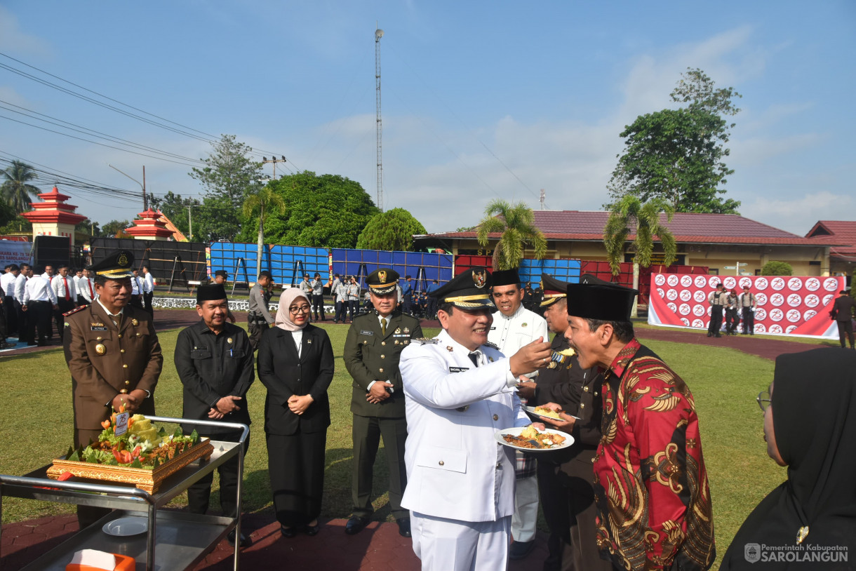 1 Juli 2024 -&nbsp;Ops Upacara Bhayangkara ke 78 Tahun 2024, Bertempat di Lapangan Polres Sarolangun