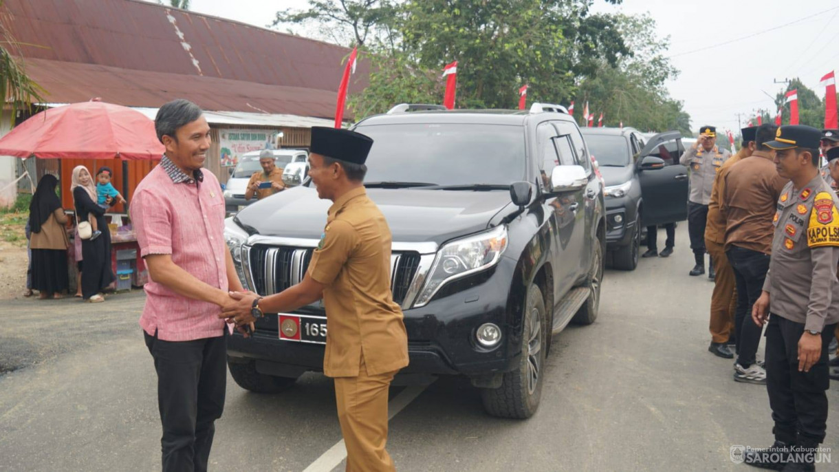 9 Februari 2026 Peresmian Jalan Singkut 7 Kecamatan Pelawan