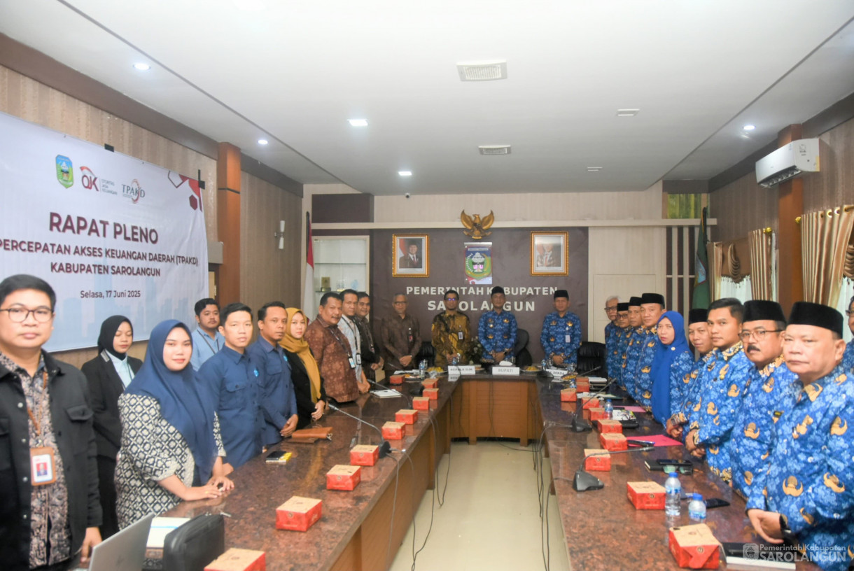17 Juni 2025 - Rapat Pleno Tim Percepatan Akses Keuangan Daerah Kabupaten Sarolangun&nbsp;