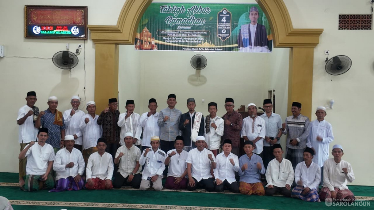 4 Januari 2026 Tabligh Akbar Bersama Ustadz Muhammad Toyyibno Al Hafidz di Masjid Agung Syuhada RT 08 Kelurahan Sukasari