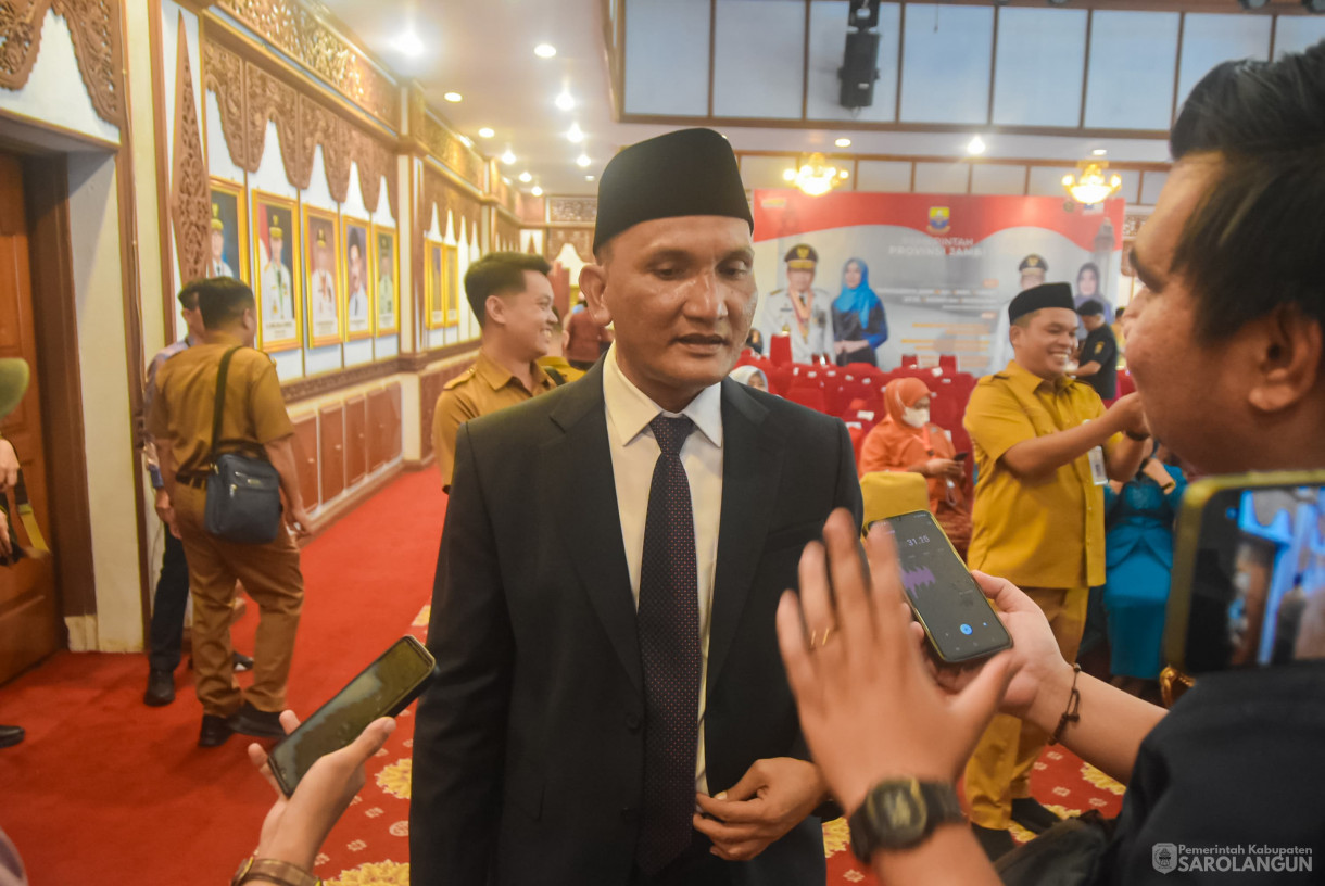 10 Maret 2025 - Pelantikan Ketua TP PKK, Bunda PAUD, Ketua Dekranasda Se Provinsi Jambi Bertempat di Auditorium Rumah Dinas Gubernur Jambi