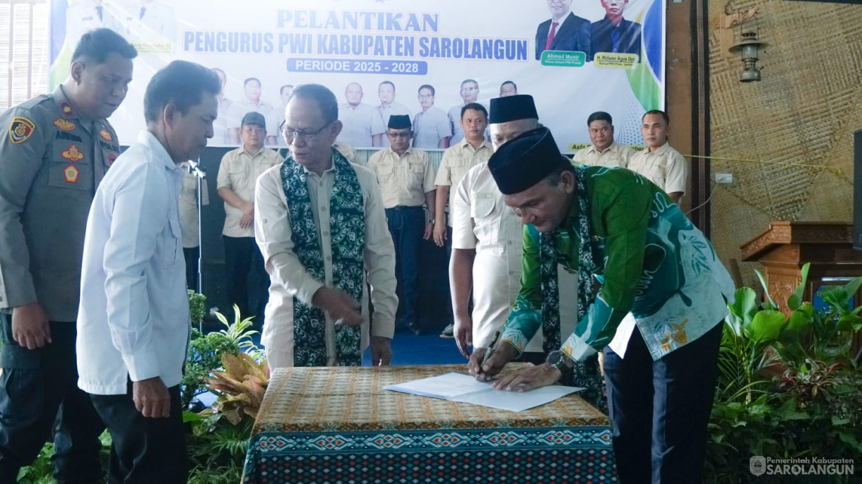 27 November 2025 Pelantikan Pengurus PWI Sarolangun Periode 2025 sd 2028&nbsp;