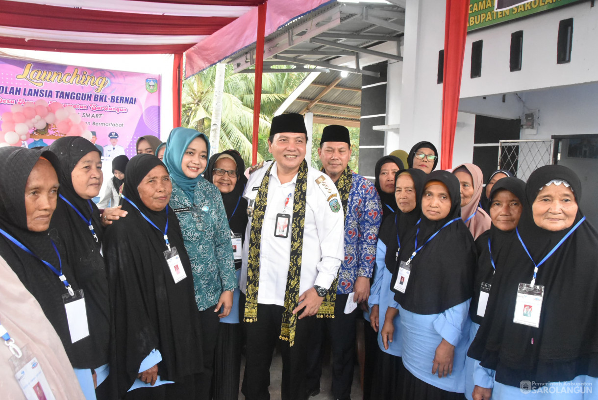 31 Juli 2024 - Launching Sekolah Lansia, Bertempat di Kantor Desa Bernai