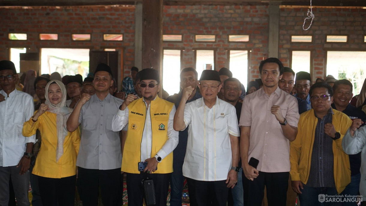 6 Mei 2026 Wakil Bupati Sarolangun menghadiri Syukuran dan Silaturahmi Bersama Drs. H. Cek Endra Di Dusun Sialang Batuah Desa Guruh Baru Kec. Mandiangin Timur