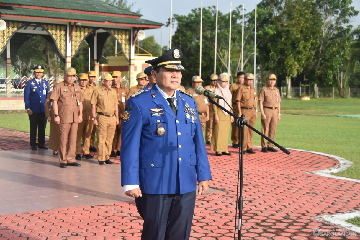 4 Maret 2024 - Upacara Peringatan HUT Pemadam Kebakaran dan Penyelamatan Ke 105 Di Lapangan Gunung Kembang Sarolangun