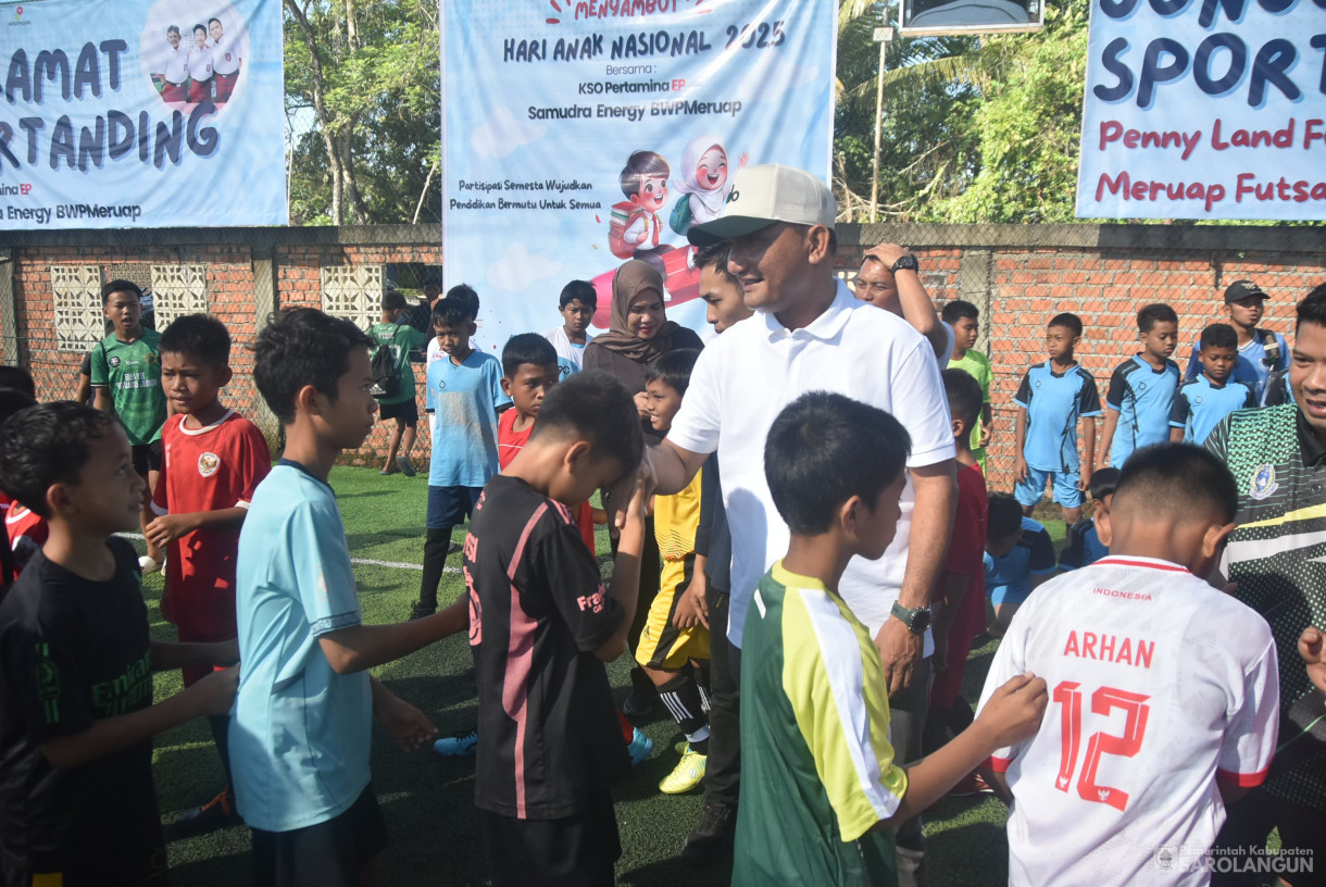 15 Juni 2025 -&nbsp;Pembukaan Turnamen Futsal Tingkat SD seKabupaten Sarolangun