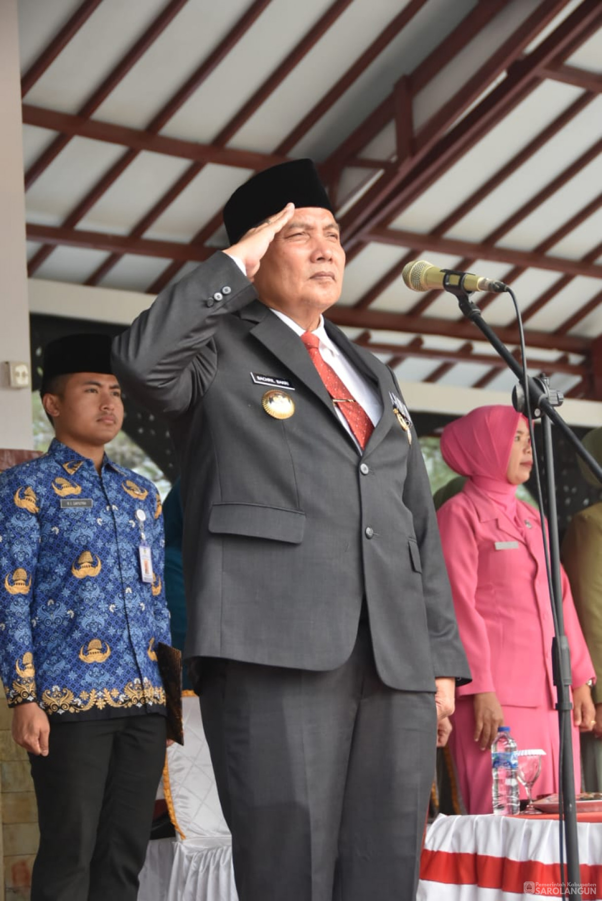 1 Oktober 2023 - Penjabat Bupati Sarolangun Memimpin Upacara Memperingati Hari Kesaktian Pancasila di Lapangan Gunung Kembang Sarolangun