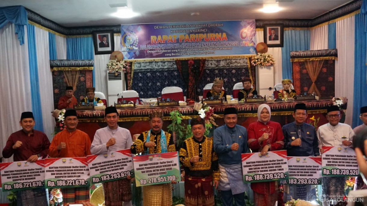 Rapat Paripurna HUT Kabupaten Kerinci ke 67