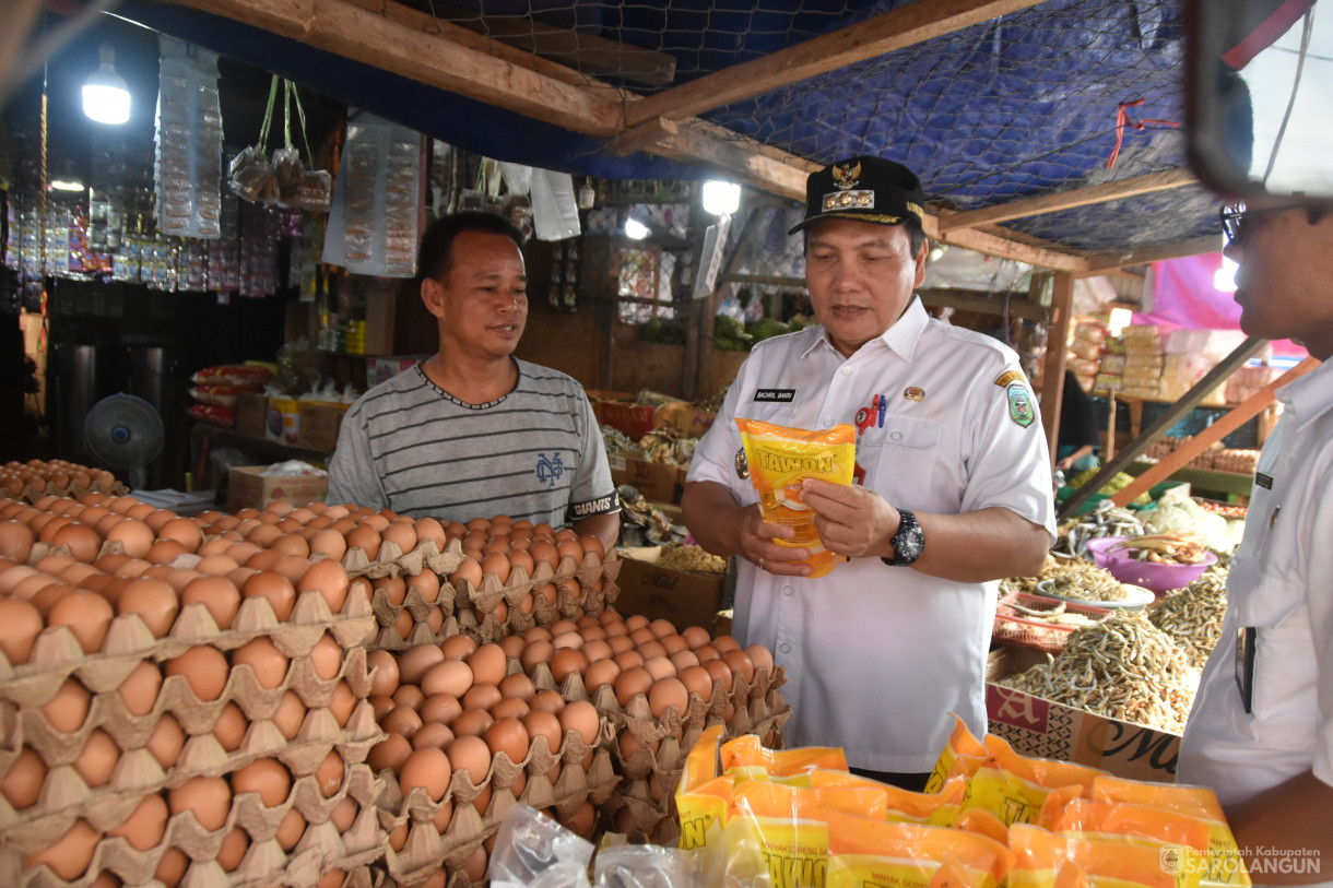 13 Desember 2023 - Sidak Pasar Menjelang Nataru Di Pasar Atas Sarolangun