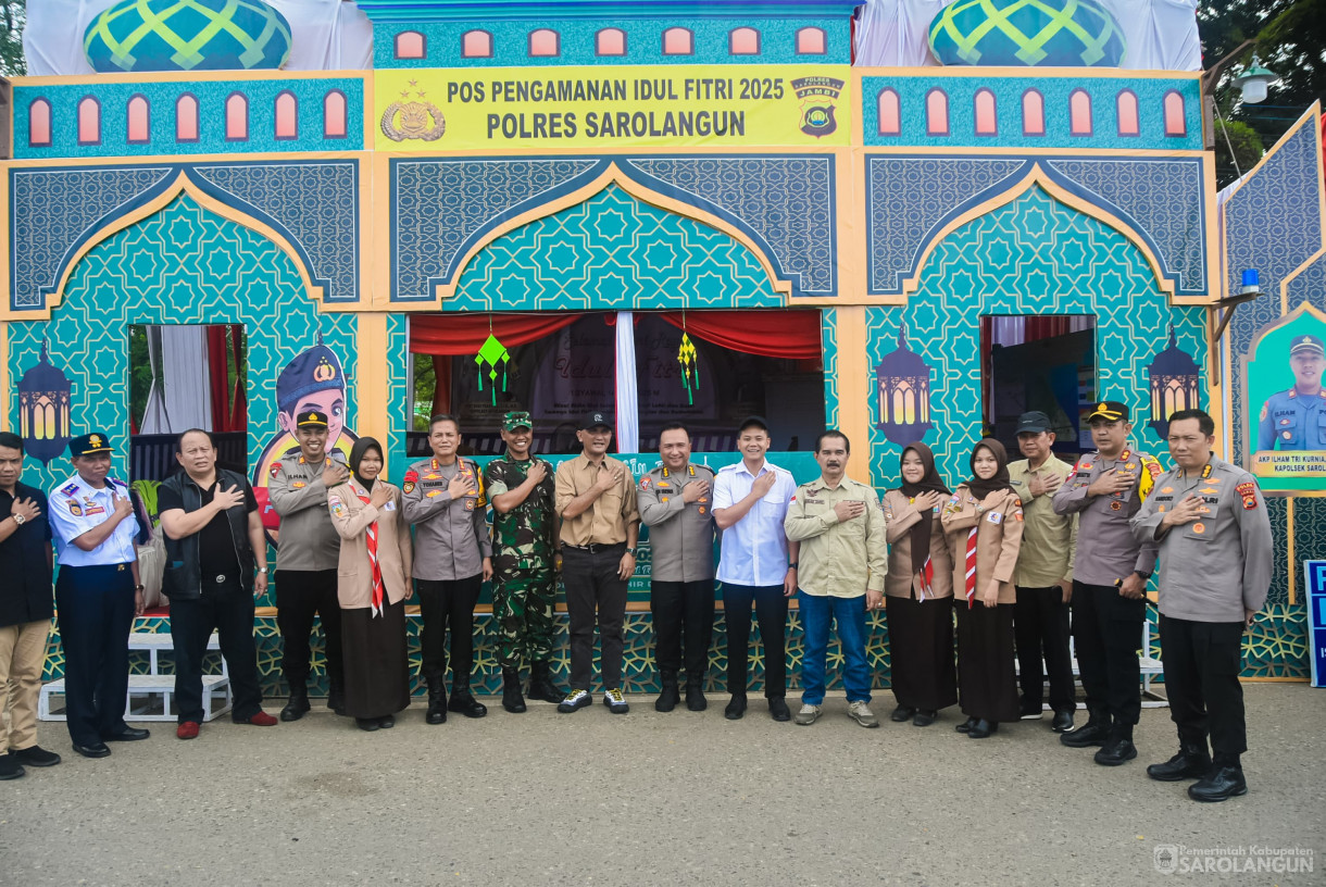 29 Maret 2025 -&nbsp;Peninjauan Pos Pengamanan Hari Raya Idul Fitri Tahun 2025 di Kabupaten Sarolangun