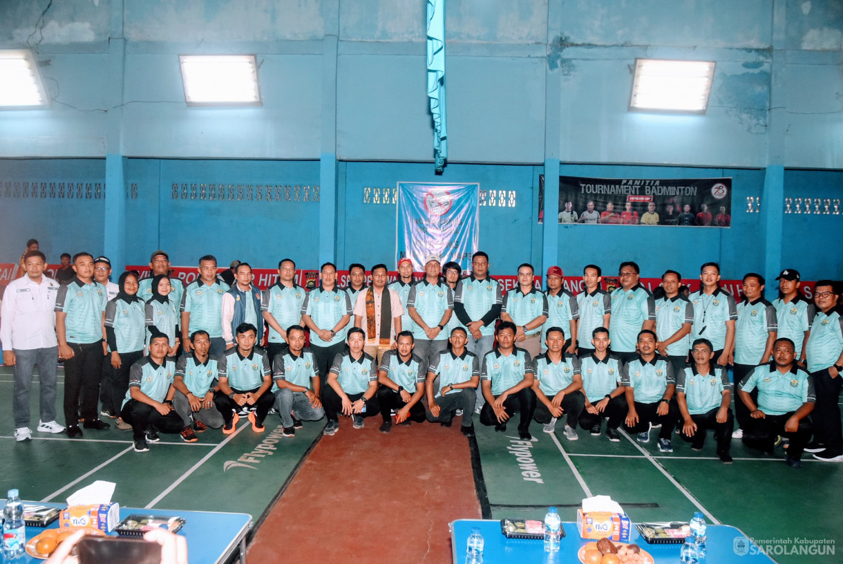 26 Juli 2025 - Pembukaan Turnamen PBSI Cup Tahun 2025 dan Pengukuhan Pengurus PBSI Sarolangun di Hall Pemda Sarolangun