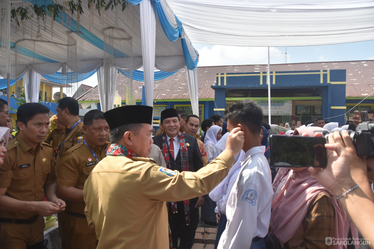 23 Juli 2024 - Penyerahan Bantuan Dumisake, Bertempat di SMK&nbsp; N 4 Sarolangun