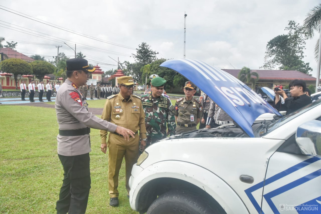 10 Februari 2025 - Apel Gelar Pasukan Operasi Keselamatan Siginjai 2025 Bertempat di Polres Sarolangun 