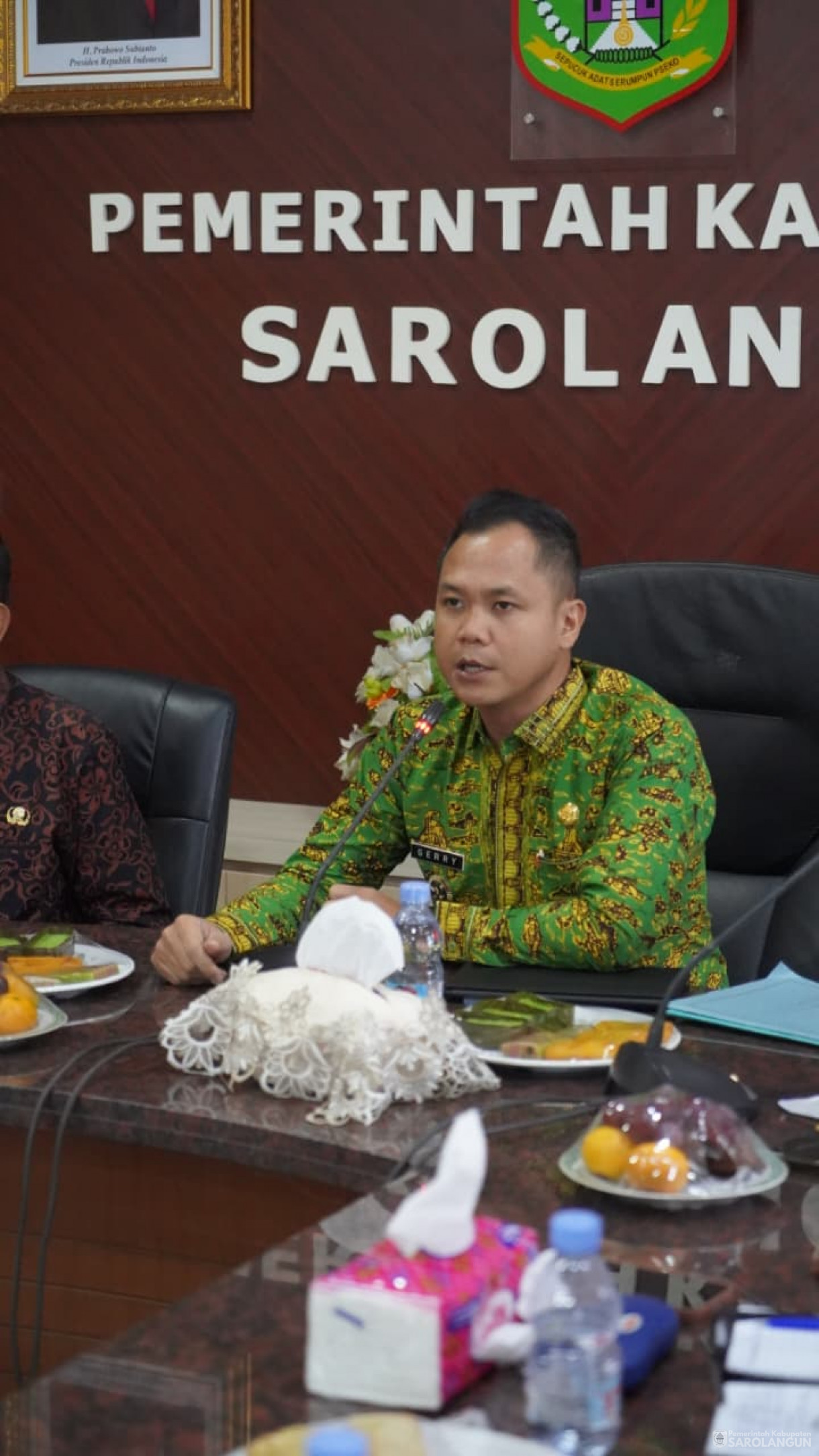 4 September 2025&nbsp; Wakil bupati Sarolangun Memimpin Rapat Koordinasi Pemantapan Pembangunan Sekolah Rakyat Kabupaten Sarolangun