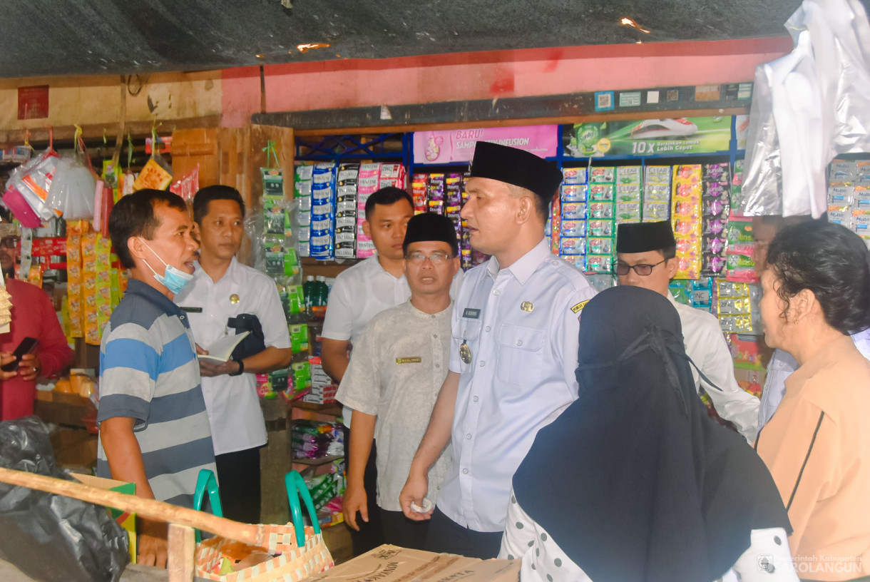 26 Maret 2025 -&nbsp;Sidak Pasar Menjelang Hari Raya Idul Fitri di Pasar Atas Sarolangun