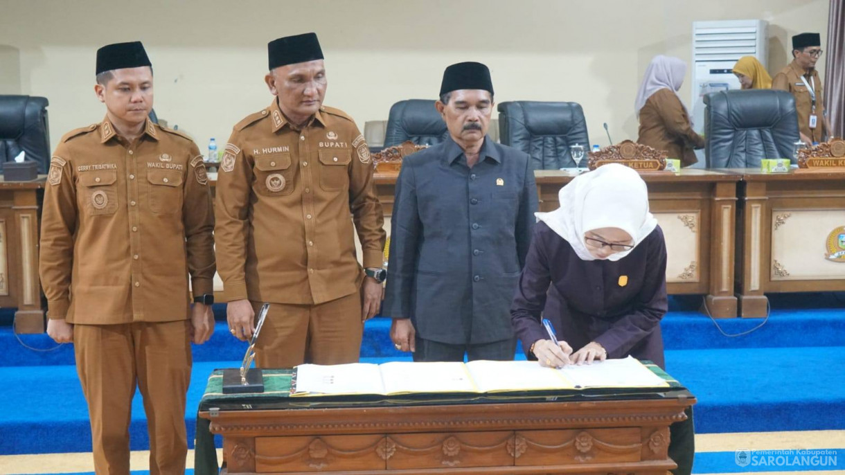 12 Mei 2026&nbsp;&nbsp;Rapat Paripurna DPRD Tingkat II Dalam Rangka Penyampaian Laporan Pansus DPRD, Pengambilan Keputusan dan penandatanganan Persetujuan bersama terhadap Raperda Pembentukan Desa Sido Mukti Di Wilayah Kec. Singkut
