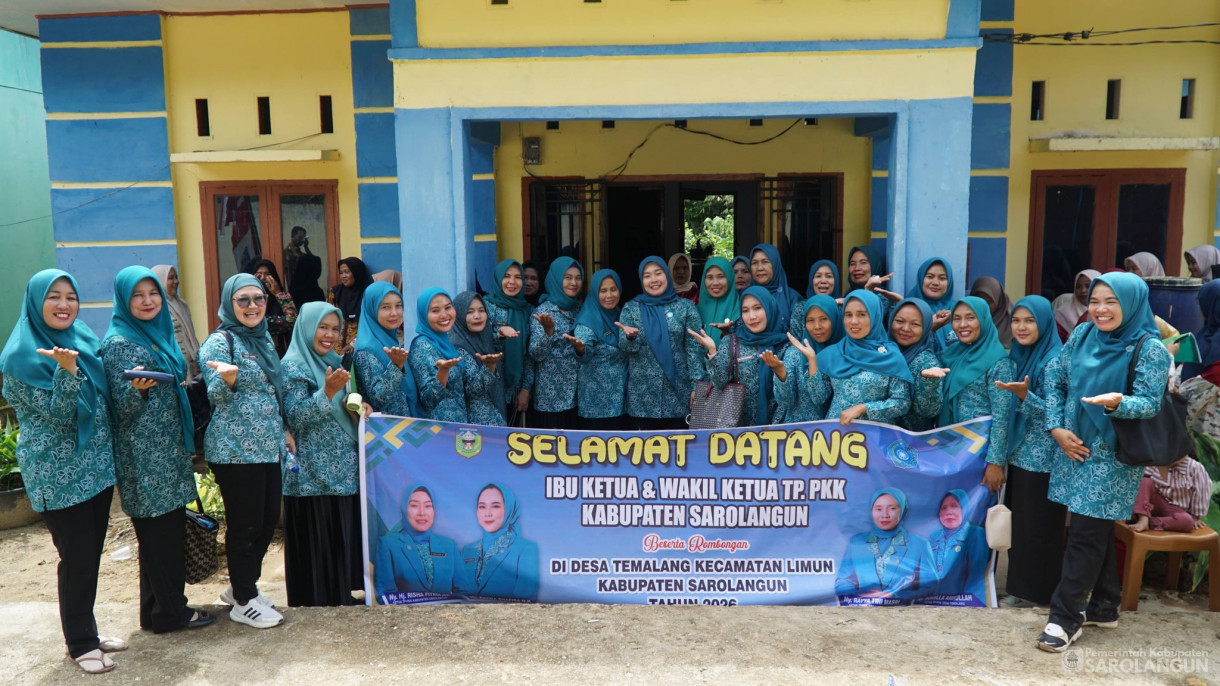 21 April 2026 Ketua TP PKK Kabupaten Sarolangun Laksanakan Supervisi di Desa Temalang Kecamatan Limun