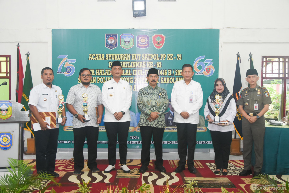 30 April 2025 - Syukuran HUT Satpol PP Ke 75 Tahun dan Satlinmas ke 63