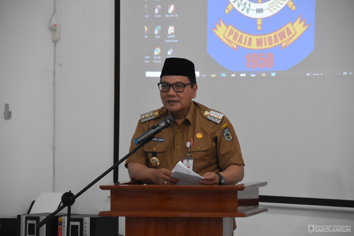 27 November 2023 - Pembukaan Pendidikan Dasar Polisi Pamong Praja Kabupaten Sarolangun Tahun 2023 Di Gedung Diklat BKPSDM Kabupaten Sarolangun