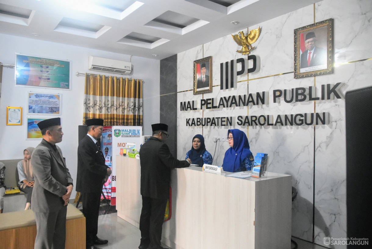 1 Oktober 2024 -&nbsp;Sidak Mal Pelayanan Publik Sarolangun