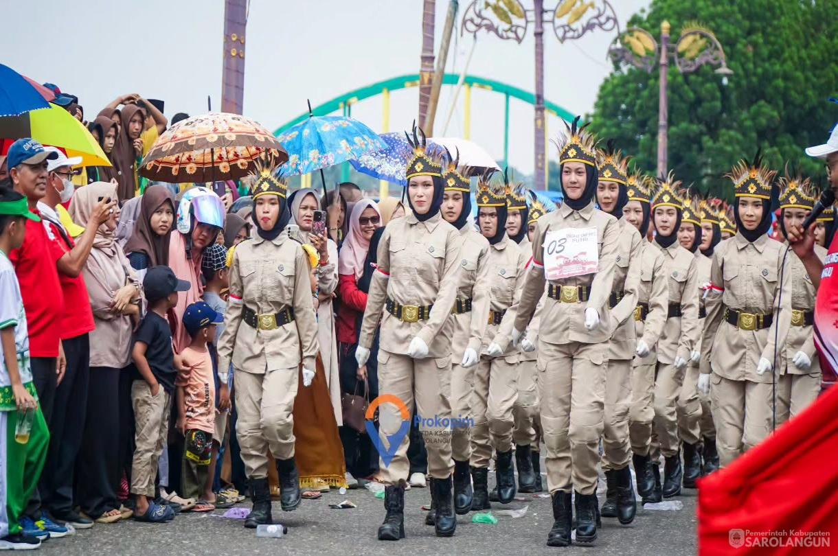 15 Agustus 2026 Lomba Gerak Jalan Memperingati HUT RI Ke 81 di depan Rumah Dinas Bupati Sarolangun