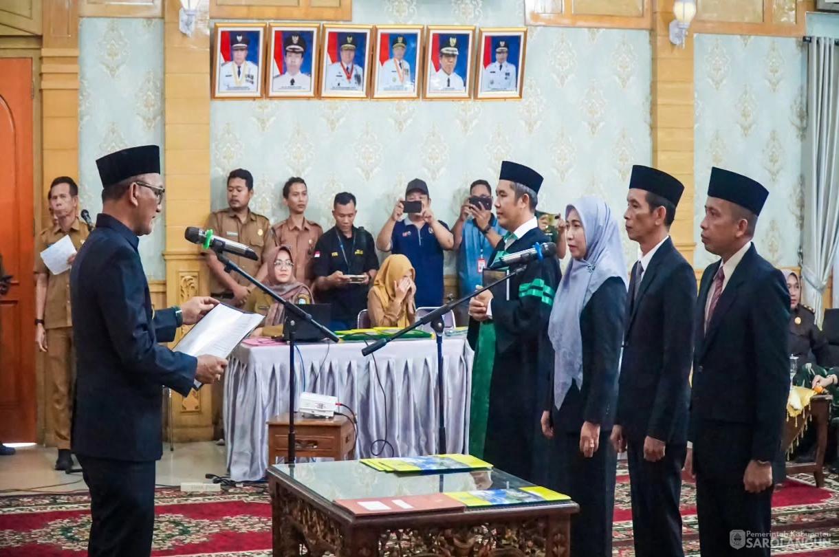 28 Juli 2026 Pelantikan dan Pengambilan Sumpah Janji Pejabat Pimpinan Tinggi Pratama dan Pengukuhan Jabatan Kepala Sekolah dalam Kabupaten Sarolangun
