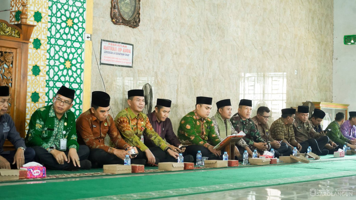 Peringatan HUT Baznas ke 25 di Masjid Attaqwa dusun Bukit Tigo Singkut