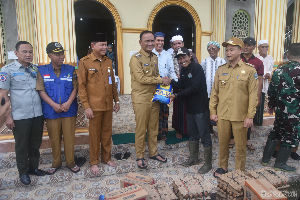3 Maret 2025 -&nbsp;Meninjau Lokasi Banjir di Desa Ladang Panjang dan Desa Lidung