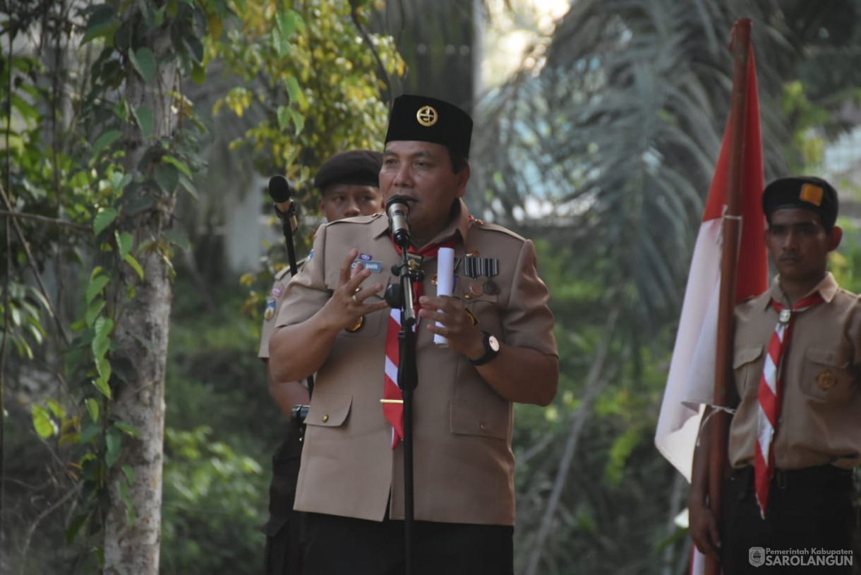 11 September 2023 - Penjabat Bupati Sarolangun Menghadiri Acara Pelantikan Pengurus Majelis Pembimbing Satuan Karya Pramuka Kalpataru dan Pimpinan Satuan Karya Pramuka Kalpataru Masa Bakti 2023 sd 2028