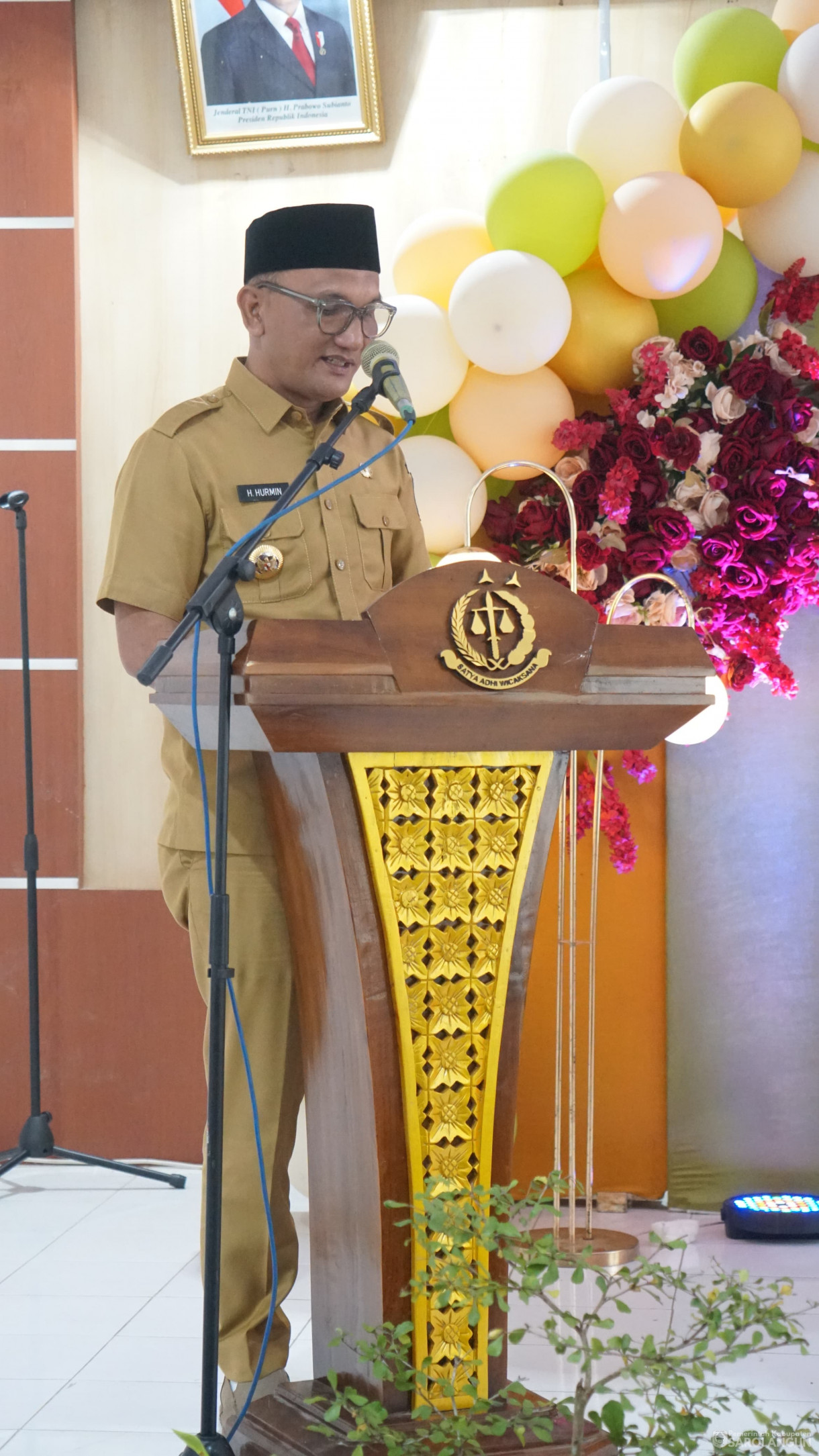 22 Juli 2025 - Bupati Hurmin Hadiri Tasyakuran Hari Bhakti Adhyaksa Ke 65 dan Pengantar Tugas Kajari Sarolangun
