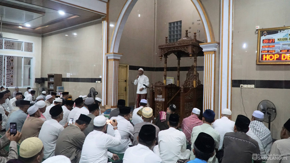 8 Mei 2026 Subuh Berjamaah di Masjid Al Istiqomah Desa Bukit Kecamatan Pelawan