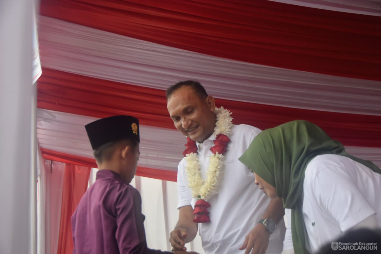 18 Agustus 2025 Pawai Pembangunan di Depan Rumah Dinas Bupati Sarolangun