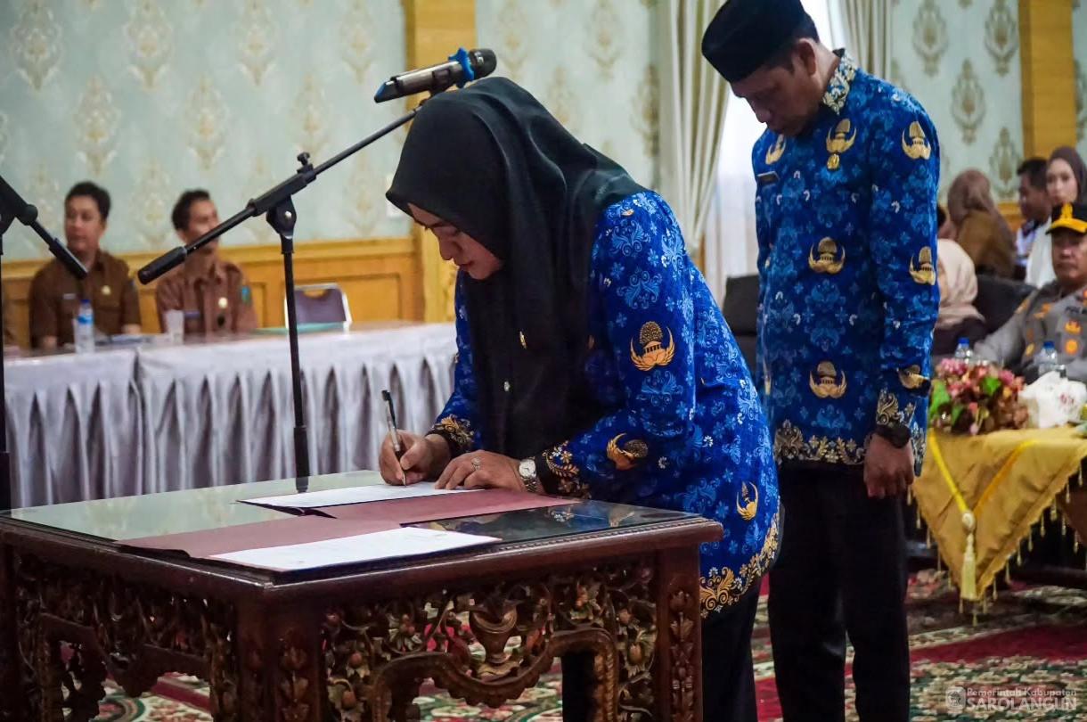 28 Juli 2026 Pelantikan dan Pengambilan Sumpah Janji Pejabat Pimpinan Tinggi Pratama dan Pengukuhan Jabatan Kepala Sekolah dalam Kabupaten Sarolangun