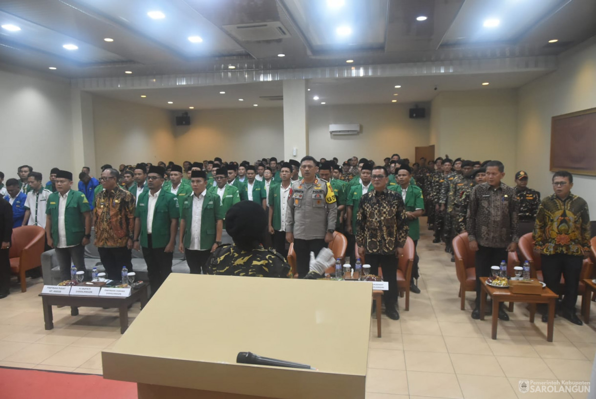 26 Desember 2024 - Pelantikan Pimpinan Cabang Gerakan Pemuda Ansor Kabupaten Sarolangun di Hotel Abadi Sarolangun