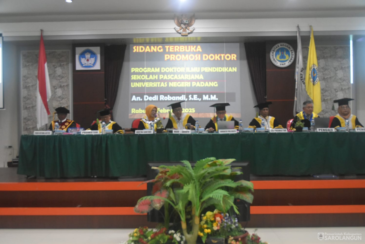 12 Februari 2025 -&nbsp;Sidang Terbuka Promosi Doktor Program Doktor Ilmu Pendidikan Sekolah Pascasarjana Universitas Negeri Padang Bertempat di Aula Pascasarjana Universitas Negeri Padang