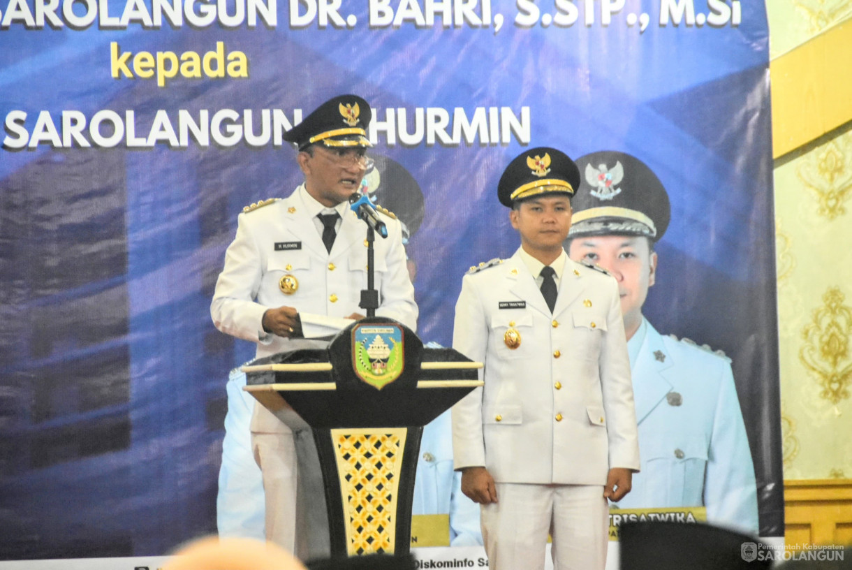 4 Maret 2025 - Serah Terima Jabatan Bupati Sarolangun, Bertempat di Ruang Aula Utama Kantor Bupati Sarolangun&nbsp;