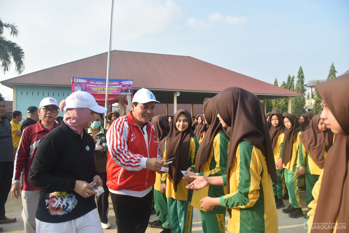 2 Agustus 2024 -&nbsp;Pemberian Tablet Tambah Darah Dan Launching Inovasi Daerah Pencegahan Stunting Jumet Drama Bertempat di MTSN Sarolangun