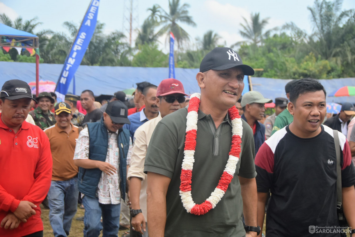 26 Juli 2025 - Pembukaan Turnamen Semi Open Voly di Lapangan Moneng Janggut Desa Sepintun