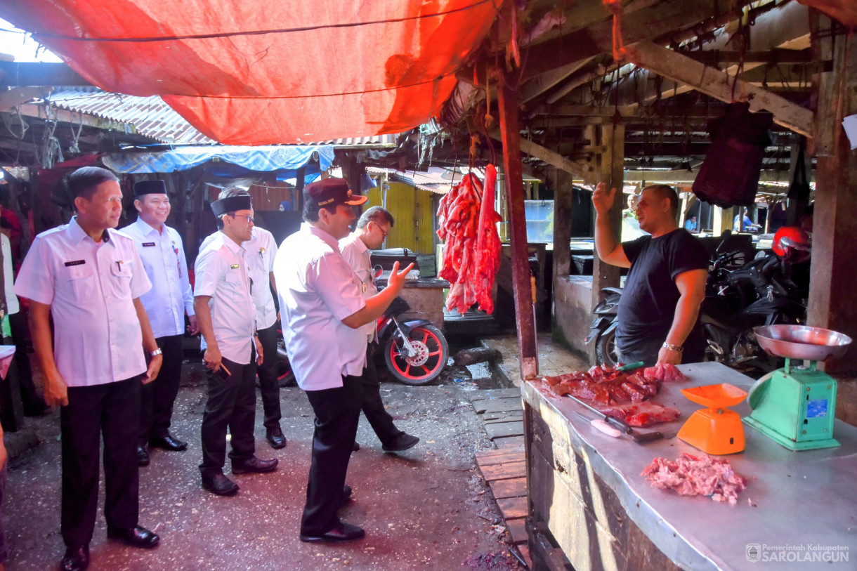 13 Desember 2023 - Sidak Pasar Menjelang Nataru Di Pasar Atas Sarolangun