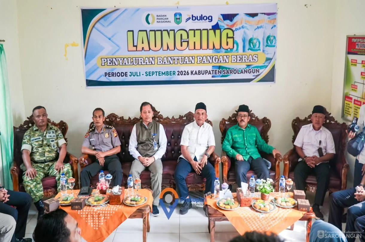 19 Agustus 2026 Launching Penyaluran Bantuan Pangan Beras Kabupaten Sarolangun Periode Juli sd September Tahun 2026 dan Penyerahan Secara Simbolis pada Penerima Bantuan Pangan di Aula Kantor Lurah Sukasari