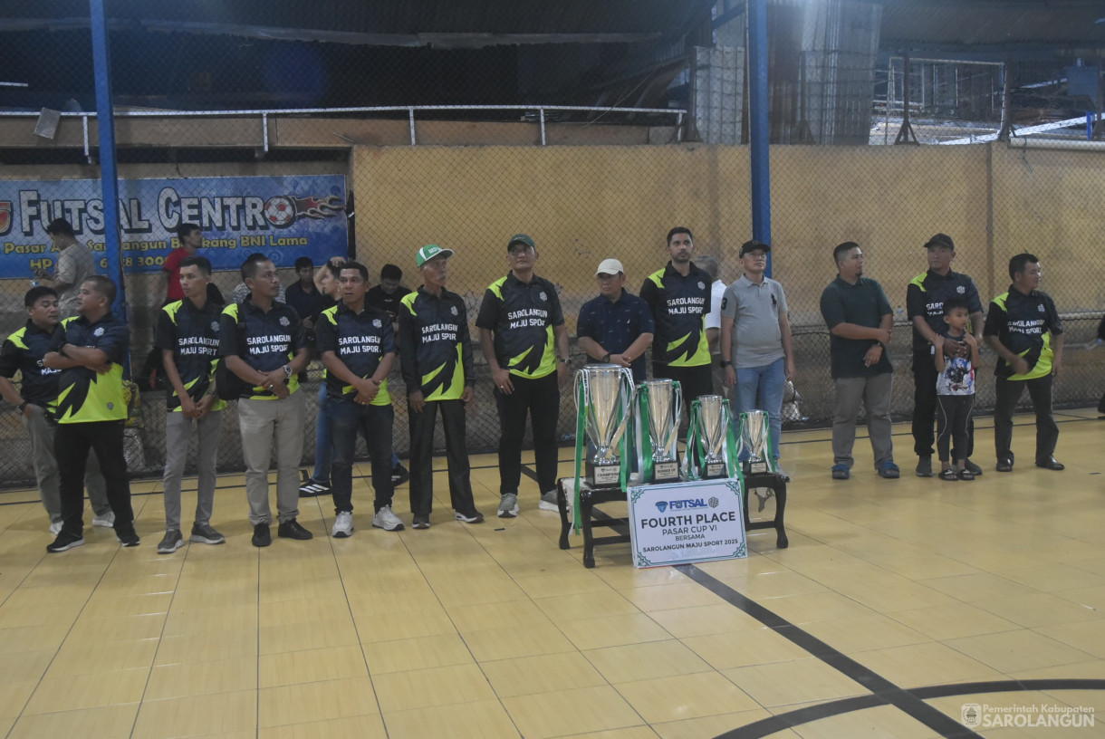 10 Agustus 2025 - Penutupan Sekaligus Final Pasar Cup VI Bersama Sarolangun Maju Sport 2025 di Lapangan Belakang Idaman