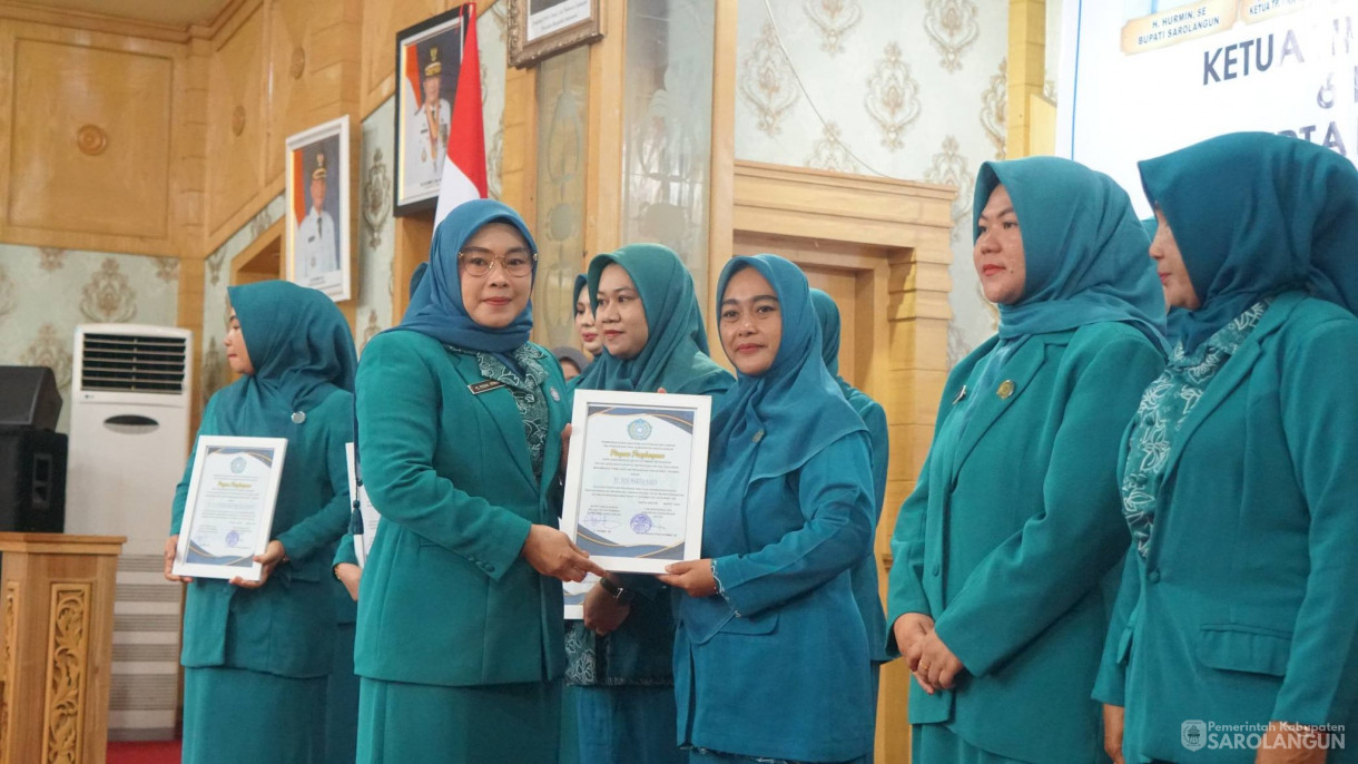 8 April 2026 Pelantikan Ketua TP PKK dan Ketua Pembina Posyandu 6 Kecamatan serta Rakor TP PKK
